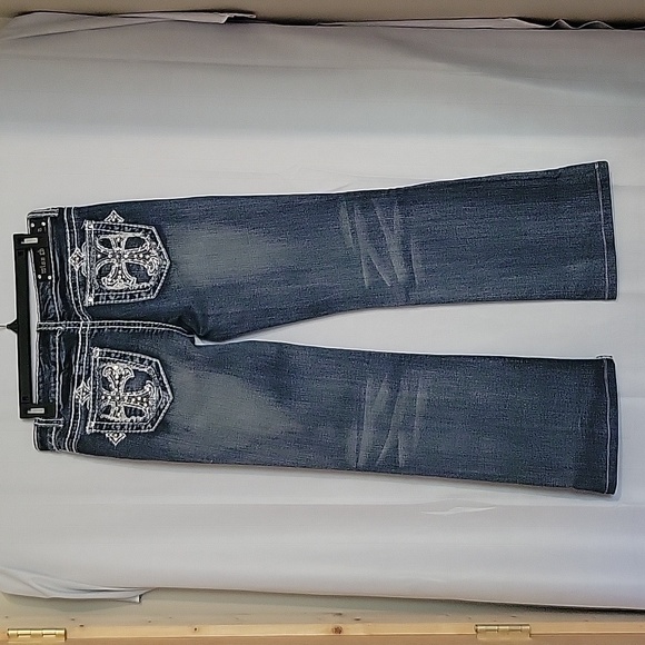 Miss Chic Boot Cut Jeans NWT Sz 11 - Picture 2 of 8